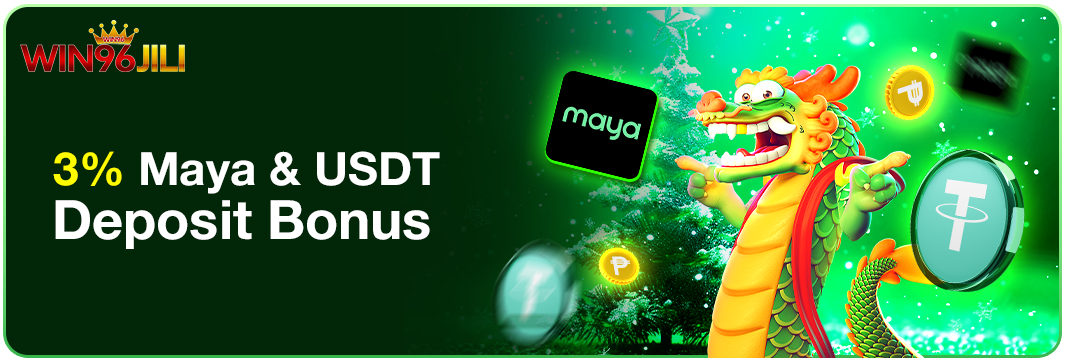 WIN96JILI 20% First Deposit Bonus promotion