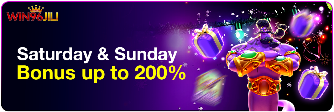 WIN96JILI Weekend Rewards promotion